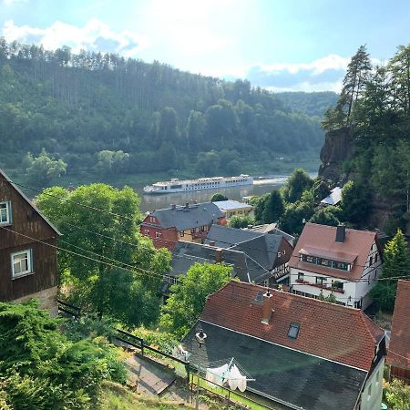 Hotel Haus Bergfriede Bad Schandau Esterno foto