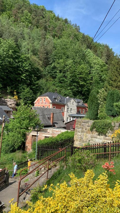 Hotel Haus Bergfriede Bad Schandau Esterno foto