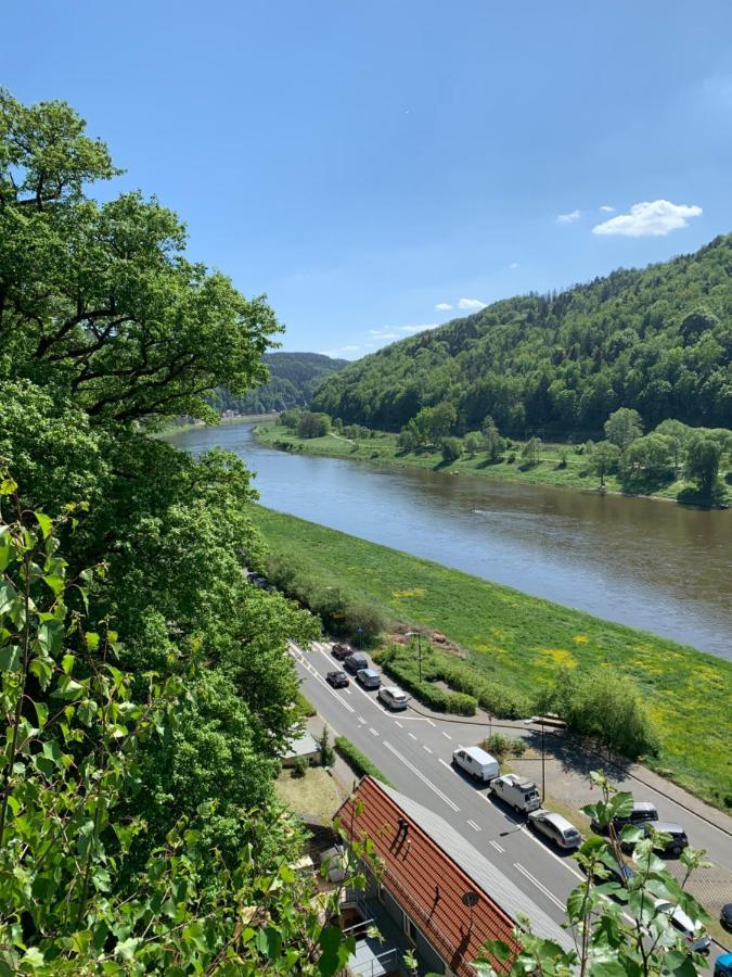 Hotel Haus Bergfriede Bad Schandau Esterno foto