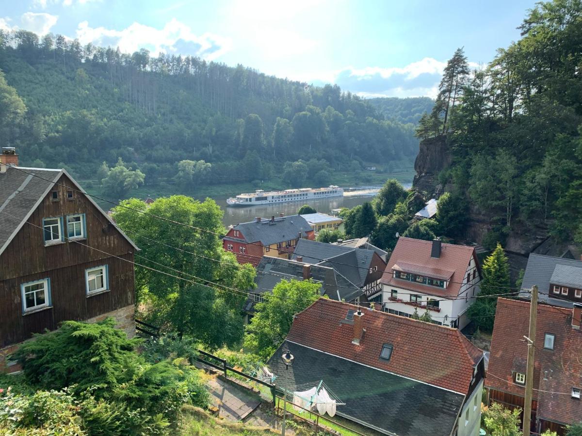 Hotel Haus Bergfriede Bad Schandau Esterno foto