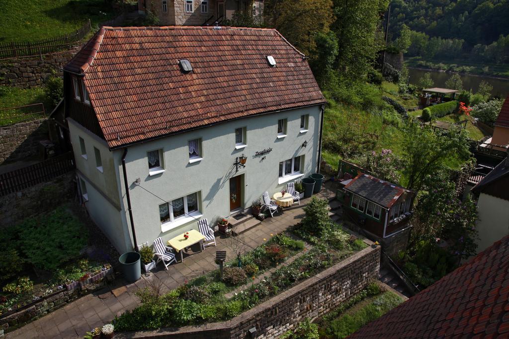 Hotel Haus Bergfriede Bad Schandau Esterno foto
