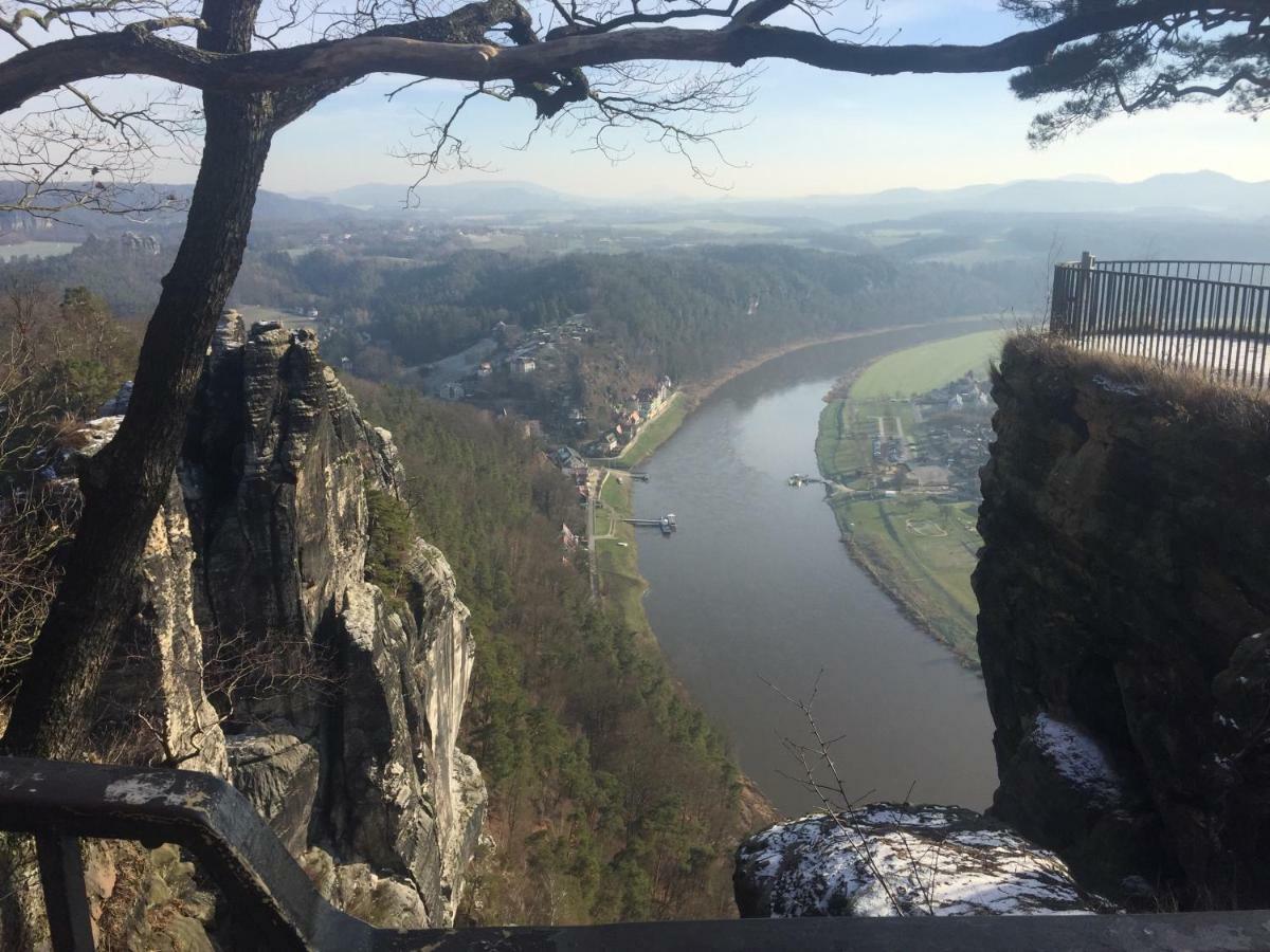 Hotel Haus Bergfriede Bad Schandau Esterno foto